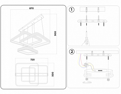 Подвесной светильник Ambrella Light FA FA6165 400_400_2011690