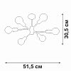 Люстра на штанге Vitaluce V39940 V39940-8/6PL 100_100_1818540