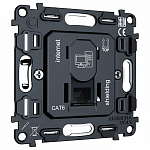 Механизм розетки телефонной RJ-11 со шторкам Ambrella Volt QUANT VM185 250_100_2678381
