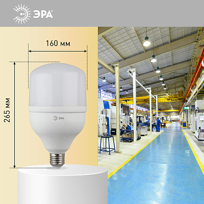 Лампа светодиодная Эра Стандарт E27/E40 100Вт 4000K LED POWER T160-100W-4000-E27/E40 400_400_3089467