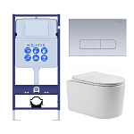 SET AQUATEK МИЯ 3в1 (рама AQUATEK Standard INS-0000012+клавиша KDI-0000014+унитаз МИЯ AQ2004-00 с тонким сиденьем soft-close 250_100_Array
