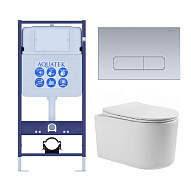 SET AQUATEK МИЯ 3в1 (рама AQUATEK Standard INS-0000012+клавиша KDI-0000014+унитаз МИЯ AQ2004-00 с тонким сиденьем soft-close 500_191_3226882