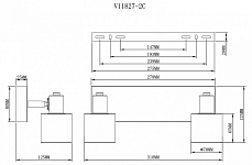 Спот Moderli Malet V11827-2C 250_100_2737243