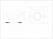 Встраиваемый светильник Denkirs Rond DK3121-WH 250_100_3149745