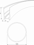 Трек накладной Elektrostandard Slim Magnetic a066498 250_100_2124218