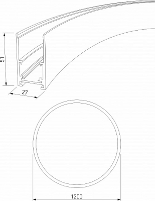 Трек накладной Elektrostandard Slim Magnetic a066498 400_400_2124218