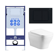 Set AQUATEK АМАДЕО cm (рама AQUATEK Standard INS-0000012 с звукоиз.прокладкой+крепеж KKI-0000002+кнопкаKDI-0000012+унитаз АМАДЕО AQ1180-00 с крышкой 500_191_3226750