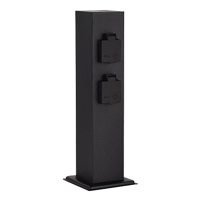 SL9012.415.00 Столб уличный 4 розетки ST-Luce черный 3500W SOCKET 400_400_2957347