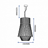 Подвесной светильник Imperiumloft PEO C peo01 100_100_1984893