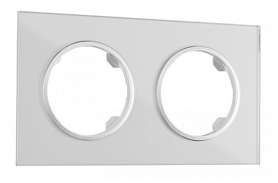Рамка на 2 поста Arte Milano am-502.01 502.01-2.silver 400_400_2302822