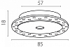 Рамка на 1 светильник Lightstar Spira 074106-02 100_100_2472738