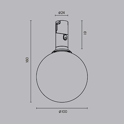Трековый светильник Technical TR208-1-5W3K-B 400_400_832157