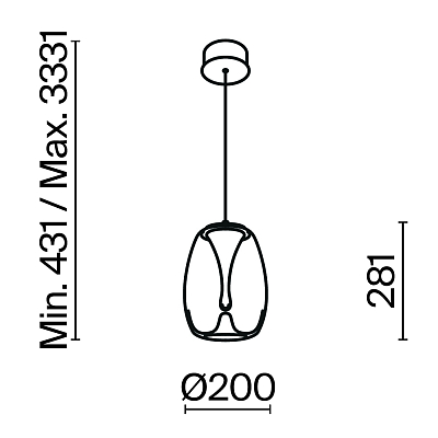 Подвесной светильник Maytoni MOD282PL-L8G3K1 400_400_809278