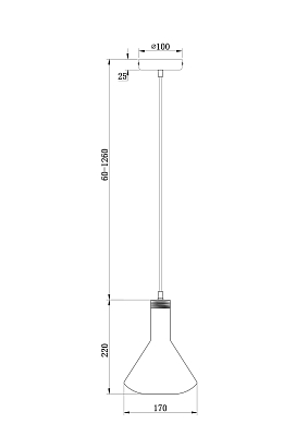 Подвесной светильник Freya FR8010PL-01GB 400_400_2211288