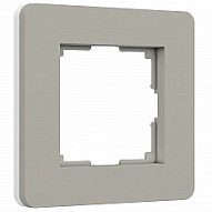 Рамка на 1 пост Werkel Split (дымчатый/белый, soft-touch) W0013067 500_191_2297173