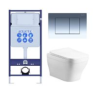 Set AQUATEK АМАДЕО cm (рама AQUATEK Standard INS-0000012 с звукоиз.прокладкой+крепеж KKI-0000002+кнопкаKDI-0000010+унитаз АМАДЕО AQ1180-00 с крышкой 500_191_3226749