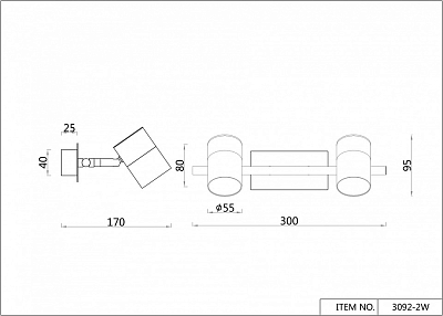 Бра F-promo Chart 3092-2W 400_400_1922465