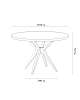 Бежевый обеденный стол из дуба Изабелла 100_100_2848367