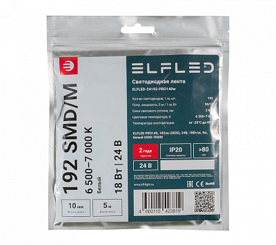 Лента светодиодная ELFLED  ELFLED-24192-PRO140w 400_400_2867242