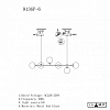 Подвесная люстра iLamp Golden 9136P/6 BK-WH 100_100_1990515