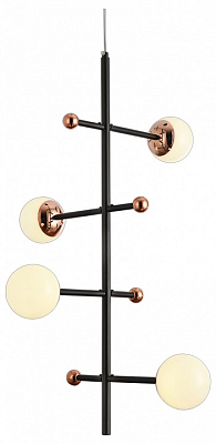 Люстра на штанге Natali Kovaltseva LOFT LED LED LAMPS 81338 GOLD BLACK 400_400_2423896