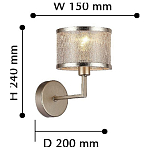 Бра F-promo Bonbon 2487-1W 250_100_689567