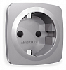 Накладка для розетки с заземлением и со шторками Ambrella Volt OMEGA OP5070 100_100_2192252