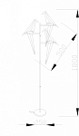 Торшер Moderli Birds V3075-3FL 250_100_1965655