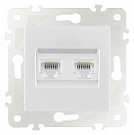 Розетка Ethernet RJ-45 без рамки Arte Milano am-203 203.45-2.white 250_100_2166700