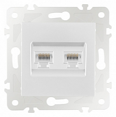 Розетка Ethernet RJ-45 без рамки Arte Milano am-203 203.45-2.white 400_400_2166700