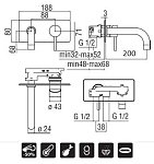 LV00118/2CR LIVE смеситель для раковины 250_100_2415751