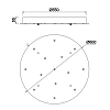 Основание Mantra Modular Light Florones 9370 100_100_3072785