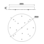 Основание Mantra Modular Light Florones 9370 250_100_3072785