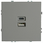 Розетка 2хUSB type A и C без рамки Stekker Эмили 49957 250_100_2160177