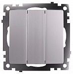 Выключатель трехклавишный без рамки Stekker Катрин 49173 250_100_Array