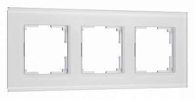 Рамка на 3 поста Werkel Senso (белый, стекло soft-touch) W0033101 400_400_2130824