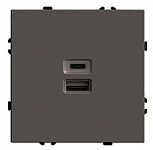 Розетка 2хUSB type A и C без рамки Stekker Эмили 49931 250_100_Array