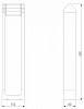 Наземный высокий светильник Elektrostandard DORS 35163/F 100_100_2887712