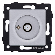 ТВ-розетка и SAT-розетка оконечная без рамки Kollinger  REA-020GY 500_191_3123374