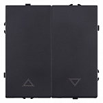 Выключатель для жалюзи без рамки Kollinger Eclipse EC-013BK 250_100_Array