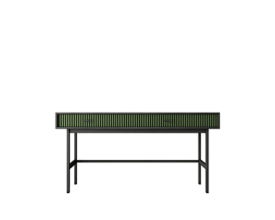 Консоль с двумя ящиками "Emerson" арт EM22/green/L 400_400_1983379