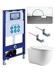 SET AQUATEK КЛАССИК cm-067 4в1 (рама AQUATEK INS-0000025 +крепление KKI-0000002 +кнопка KDI-0000067 +унитаз AQ1112-00 +тонкое сиденье с механиз) 250_100_Array
