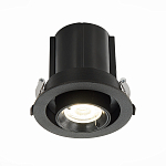 ST702.348.12 Св-к встр. Черный LED 1*12W 4000K 900Lm Ra80 24° IP20 D90xH92 180-240V Встраиваемые светильники 250_100_2952738
