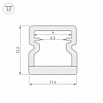 Профиль накладной Arlight WPH 023302(1) 250_100_1895231