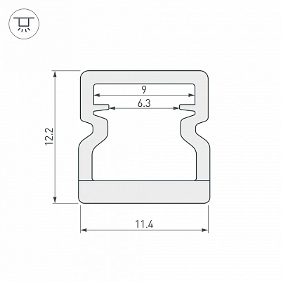 Профиль накладной Arlight WPH 023302(1) 400_400_1895231