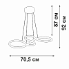 Подвесной светильник Vitaluce V3892 V3892-0/1S 100_100_1820668