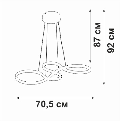 Подвесной светильник Vitaluce V3892 V3892-0/1S 400_400_1820668