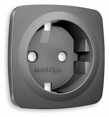 Накладка для розетки с заземлением Ambrella Volt OMEGA OP6560 400_400_2192387