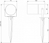 Наземный низкий светильник Elektrostandard Landscape a064423 100_100_1775893
