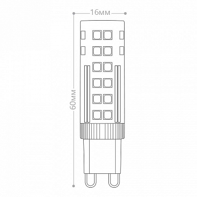 Лампа светодиодная Feron LB-433 G9 7Вт 4000K 25767 400_400_1742688